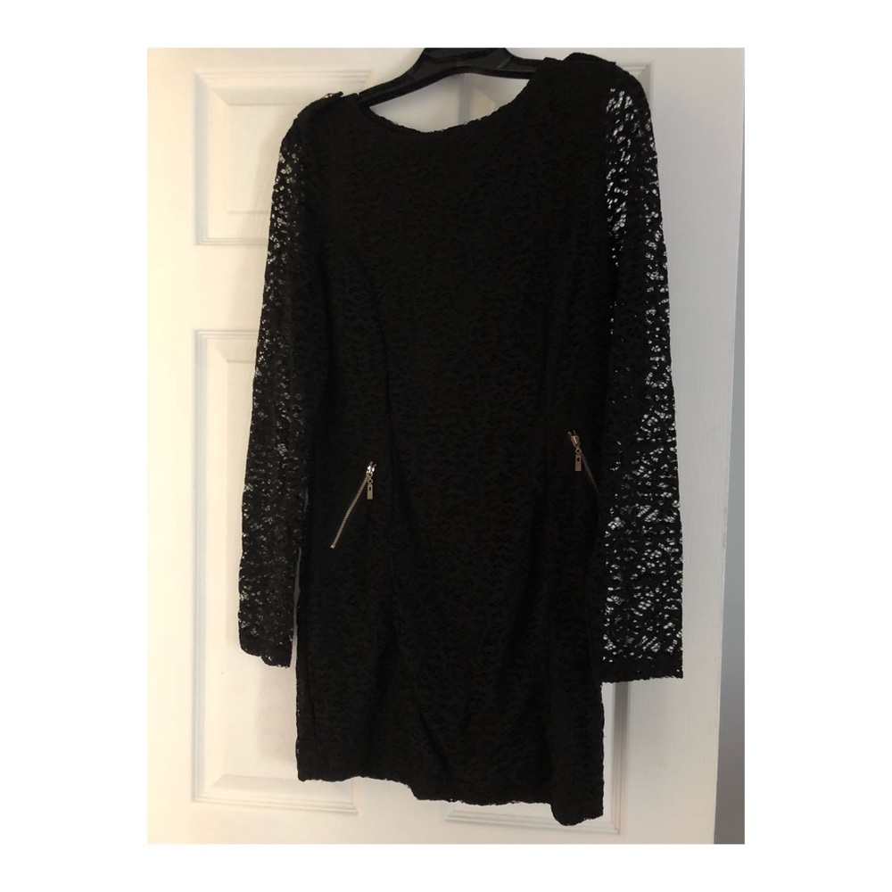 2 Cute black lace social dress